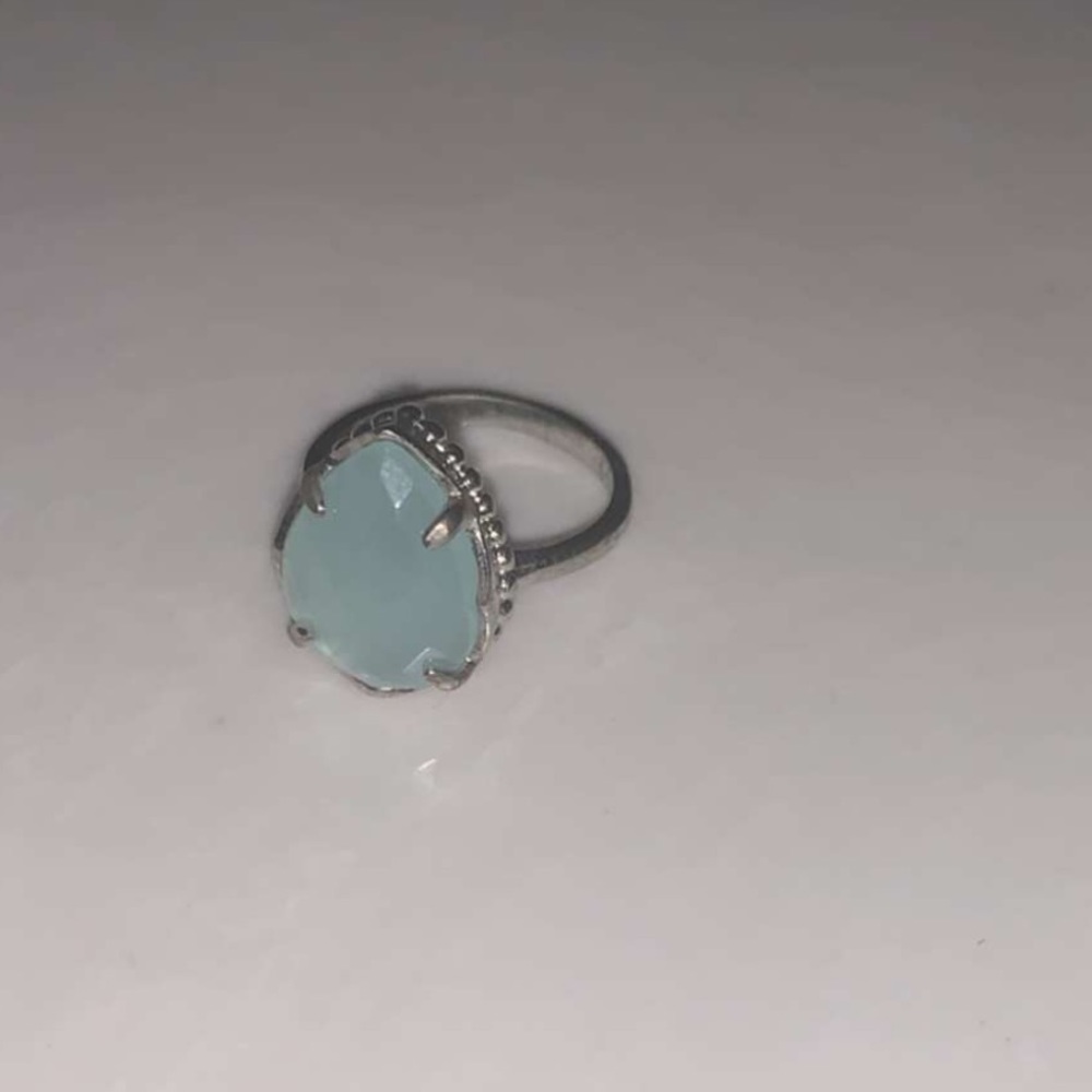 Blue Iridescent Kendra Scott Ring